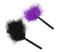 NOLITOY Borla De Polvo Suelto 2 Unidades Felpa Suave Ideal Para Compactos y Sueltos