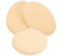 NOLITOY Borlas de Maquillaje Ovaladas para Rostro 3 Piezas Borla de Polvo Flexible para Mujer Uso Seco y Húmedo Herramientas Cosméticas para Aplicación Diaria