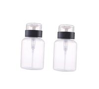 NOLITOY Botellas Bomba para Quitaesmalte 2 Pcs 210 Ml Botella de Almacenamiento de Diseño a Prueba de Fugas Cosmético Ligera y Portátil para Pajita Larga