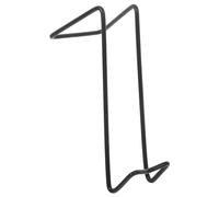 NOLITOY Botellero de Hierro Negro para Vino Tinto, Soporte Individual Compacto para Botellas, Organizador de Cocina y Comedor Diseño Abierto, Estante Decorativo Seguro y Ligero para Uso