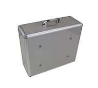 NOLITOY Botiquín De Emergencia Portátil Kit Caja De Ligera Aleación De Aluminio Compartimentos Cerradura Para Exteriores y