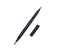 NOLITOY Brochas De Labios De Doble Cabeza Para Maquillaje Aplicadores De Gloss y Pintalabios Herramientas De Cosméticos Portátiles Negro