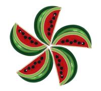 NOLITOY Broche de Sandía para Mujer 5 Piezas, Pin de Chal Forma de Fruta, Clip para Cárdigan y Vestido, Accesorio de Bisutería para Fiestas y Celebraciones