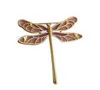 NOLITOY Broche Esmaltado de Aleación Pequeña para Mujer Corsage Decorativo para Ropa y Pañuelos Diseño de Libélula Elegante y Versátil para Fiestas y Uso Diario
