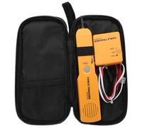 NOLITOY Buscador de Cables Rj11 Kit Buscador de Líneas Receptor y Transmisor para Prueba de Cortocircuito, Localizador de Cables Telefónicos y Red, Comprobador de Cableado