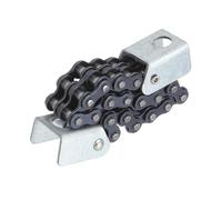 NOLITOY Cadena Doble para Pedal de Bombo de Batería, Accesorio de Pedal de Metal Resistente, Cadena Pedales Batería Duradera para Reemplazo y Uso Profesional