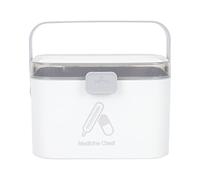 NOLITOY Caja de Almacenamiento para Botiquín de Medicina Familiar Estuche Portátil para Medicamentos Caja Organizadora de Medicamentos para Uso Diario