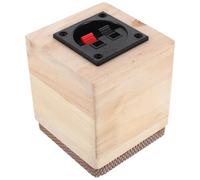 NOLITOY Caja de Altavoz de Madera Maciza 15 Pulgadas para Automóvil Recinto Automotriz Red Antipolvo Gabinete de Audio Compatible para Subwoofer y Sistema Estéreo de Coche Adecuado