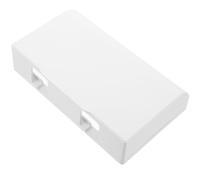 NOLITOY Caja de Cubierta Adhesiva para Enchufe Doble Tipo 86, Protector Exterior Resistente a Intemperie para Instalaciones al Aire Libre