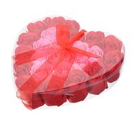 NOLITOY Caja De Flores De Jabón Artificial Para De San Valentín De Aromática Decoración De Boda y Cumpleaños Para Novias y