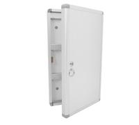 NOLITOY Caja de Llaves de Pared Metálica con 48 Posiciones Organizador Seguro con Cerradura y Etiquetas para Gestión Comercial de Llaves Oficinas Hoteles y Concesionarios