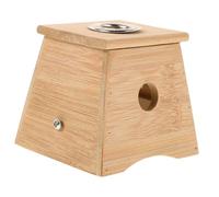 NOLITOY Caja de Moxibustión de Madera Portátil con Diseño Clásico un Orificio Distribución Eficaz del Calor Correa para Terapia Corporal Herramienta Sostenible para Uso Doméstico