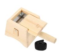 NOLITOY Caja de Moxibustión de Madera Soporte para Varilla, Anti-escaldaduras, Tamaño Compacto, Resistente a Altas Temperaturas, Portátil para Terapia de Moxibustión Hogar y Masaje