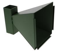 NOLITOY Caja de Objetivo para Tiro Resortera Portátil de Acero, Estación de Práctica Verde para Interiores y Exteriores, Equipo de Entrenamiento Objetivos Reemplazables y Diseño Compacto