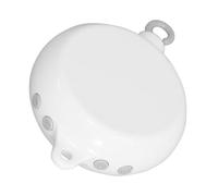 NOLITOY Caja Musical para Cuna de Ñiño 12 Melodías, Volumen Ajustable, Móvil Eléctrico Blanco sin Batería, Campana Musical para Calmar y Acompañar al Ñiño en Su Dormitorio