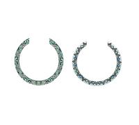 NOLITOY Calcomanía para Roseta del Orificio de Sonido de Guitarra Acústica Clásica, Pegatina de Incrustación en Diseño Tailandés y Nácar Real, 2 Piezas para Decoración Personalizada