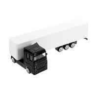 NOLITOY Camión Portacontenedores a Escala de Aleación Negro Juguete Cognitivo para Mini Camión para Pequeños de Juguete Educativo y Divertido