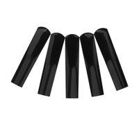 NOLITOY Cañas para Saxofón Alto Dureza 25 Resistentes al Moho 5 Piezas de Resina Negra para Estudiantes y Profesionales Accesorios Musicales para Interpretación y Práctica