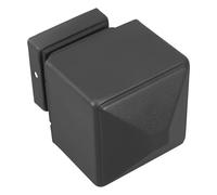 NOLITOY Capuchón para Poste Cuadrado con Acabado Mate Gris Oscuro Tapa Decorativa para Barandillas y Cercas Cubierta Metálica Resistente al Clima para Jardines y Puentes