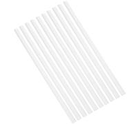 NOLITOY Carpeta Deslizable Transparente A4 Barra de Tracción Blanca 10 Unidades Clips de Plástico para Encuadernación de Documentos Escolares y Oficina Organizador Práctico para Hojas