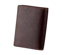 NOLITOY Cartera Antimagnética de Cuero para Hombre Monedero Funcional Café Protección RFID contra Robo de Datos Tamaño Pequeño Adecuado para Tarjetas y Monedas Uso Diario y Viaje