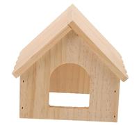 NOLITOY Casa de Escondite para Hámster de Madera Pequeña Refugio Cálido y Secreto para Cobayas Conejillos de Indias y Animales Pequeños para Dormir y Jugar Jaulas