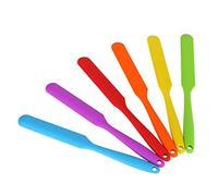 NOLITOY cepillo aplicador de tinte para el cabello paleta hacer máscara equipo cera placa rascadora multifunción raspador de silicona cepillo para teñir el cabello Púrpura