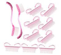 NOLITOY Cepillo De Uñas Suave y Duradero Para Limpiar Polvo y Fregar Uñas Mango y Cómodo Color Aleatorio