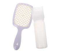 NOLITOY Cepillo Plano Para Alisar El Cabello Desenredante Con Ventilación Antiestático Ideal Para Mojado Con Medidor De Cepillado