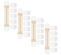 NOLITOY Cintas Tensoras Reafirmantes para Cuello Antiarrugas 4 Bandas Color Piel para Lifting y Suavizar Piel Flácida, Parches Adhesivos Invisibles para Cuidado y Rejuvenecimiento
