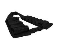 NOLITOY Cinturón para Fiestas y Actividades al Aire Libre Porta Cerveza Ajustable de Tela Oxford Negro, Fácil de Llevar Soporte Práctico para Botellas