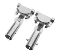 NOLITOY Clip de Repuesto de Hierro para Mango de Trapeador Conector Metálico 2 Piezas Abrazadera Flexible para Barra de Escoba Industrial Accesorio Compatible para Limpieza Profesional