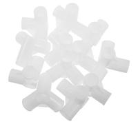 NOLITOY Conector de Varilla para Armario de 22 Mm Interior, 20 Piezas, Accesorio Multiusos para Zapatero y Organizador, Herrajes de Plástico Resistentes para Muebles Portátiles