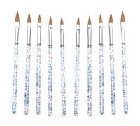 NOLITOY Conjuntos Pluma De Uñas Esmalte De Uñas Punta Francesa Polaco Bolígrafo Pegatinas Elaboración Transatlántico Constructor Perforar Gemas De Uñas Para Arte De Uñas Clavos Sky-blue