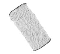 NOLITOY Cordón Elástico Redondo Blanco 2 MM para Pulseras y Abalorios Hilo Elástico para Joyería DIY Carrete de 91 Metros para Manualidades y Proyectos de Bisutería