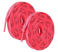 NOLITOY Cordones Encerados de Poliéster para Patines de Ruedas, Ajuste Firme y Punta Trifacética, 1 Par Rosa para Amantes del Patinaje y Botas