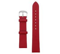 NOLITOY Correa de Reloj Decorativa de Cuero Rojo, Resistente al Desgaste y Flexible, Diseño Hermoso para Reemplazo de Reloj y Uso Diario