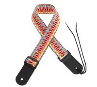 NOLITOY Correa de Ukulele Ajustable Estilo Étnico Cuero Auténtico con Remache Cinturón Resistente para Colgar el Cuello Reemplazo Práctico para Guitarra y Ukelele Diseño Duradero y Fácil