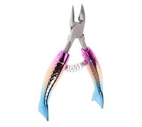 NOLITOY Corta Durezas De Pies y Cutículas De Acero Inoxidable Alicate Diseño De De Herramienta De Manicura Profesional Para Uso Casa y Salón Color Gradiente Elegante