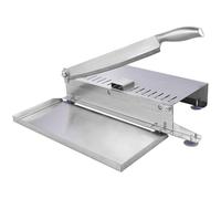 NOLITOY Cortadora Manual de Carne de Acero Inoxidable Adecuado para Cortar Carne Congelada Resistente y Duradera para Uso Doméstico Pollo y Fiambres Precisión
