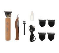 NOLITOY Cortapelos Eléctrico Portátil Herramienta de Peluquería Dorada Recortadora de Pelo para Hombre Cortadora de Pelo Eléctrica Función de Corte de Precisión para Uso Casa o Salón