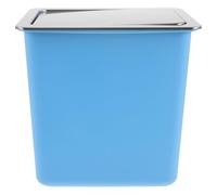 NOLITOY Cubo de Basura Empotrable para Encimera con Tapa de Acero Inoxidable y Tapa Giratoria Diseño Sellado Antihuellas para Cocina Moderna y Gestión Oculta de Residuos