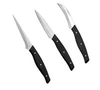 NOLITOY Cuchillos para Trinchar Frutas Acero Inoxidable 3 Piezas Set para Tallado de Frutas y Verduras Herramientas de Cocina Precisión y Facilidad de Uso para Hogar y Cocina