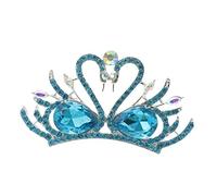 NOLITOY De Cisne Decoraciones Vestido Joyas De Novia Ramo Novias Damas De Honor Dama De Honor Cuerpo Accesorios Para Despedidas De Soltera Fiesta Novia De Blue Aleación