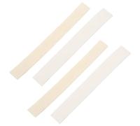 NOLITOY de Tiras de Fieltro Blanco Protege contra Desgaste 4 Piezas Reduce Fricción y para Teclas de Instrumentos Adecuado para Flauta y