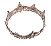 NOLITOY Diadema Barroca Negra Vintage para Novia, Aro Redondo Decorativo Femenino de Boda, Accesorio Elegante para Pelo de Mujer en Fiestas y Matrimonios