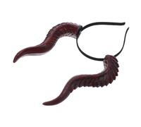 NOLITOY Diadema de Cuernos de Demonio Desmontables DIY Accesorio Ajustable para Halloween y Cosplay Diadema Ligera para Fiestas y Disfraces Creativos