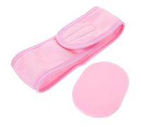 NOLITOY Diadema Facial para Mujer con Esponja de Limpieza Suave Diadema Elástica para Lavado de Cara Accesorio Estético para Cuidado de Piel y Esponja