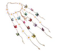 NOLITOY Diadema margarita delirio sirena diademas de niñas tocado de niña cintas para el cabello para niñas hair band hair topper tocado de diadema de mujer tela