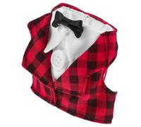 NOLITOY Disfraz de Loro Tipo Camisa para Pájaros Pequeños, Tejido de Algodón y Poliéster, Ropa Abrigada y Ligera para Mascotas, Adecuado para Fiestas Navideñas y Complementos para Aves